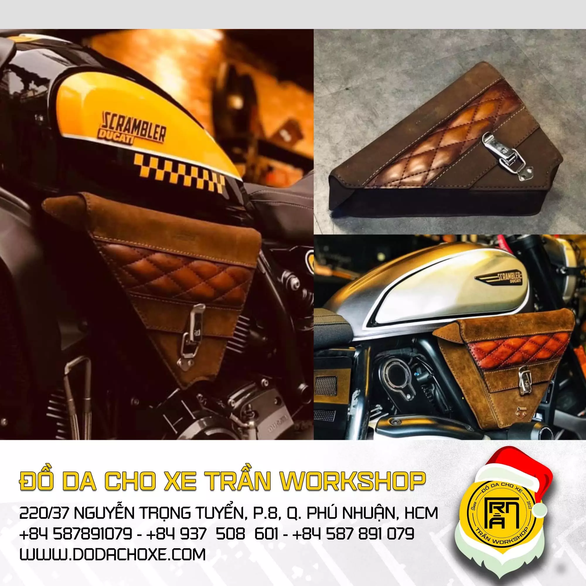 Ducati Scrambler 2022 - Đồ Da Cho Xe Trần Workshop